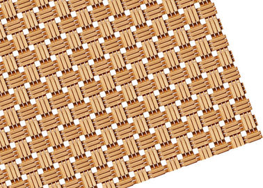 Stainless Steel Arsitektur Wire Mesh, Arsitektur Woven Mesh Untuk Kabinet