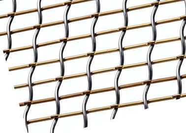 Stainless Steel Arsitektur Wire Mesh, Dekorasi Interior Dinding Cladding mesh