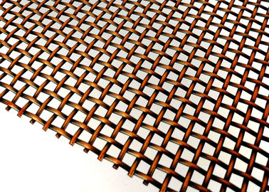 Dekorasi Antique Bronze Disepuh Arsitektur Wire Mesh Untuk Window Screen