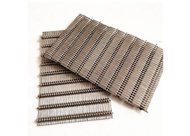 Dinding Cladding Arsitektur Wire Mesh, Anyaman-anyaman kawat Mesh kaku-rajut