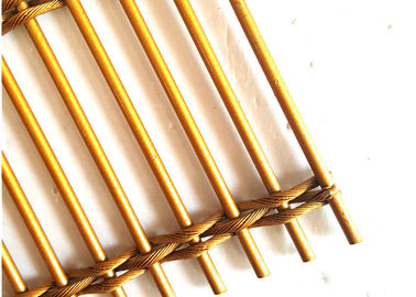 Archtectural Stainless Steel Cable Rod Wire Mesh untuk Dekorasi Armoires