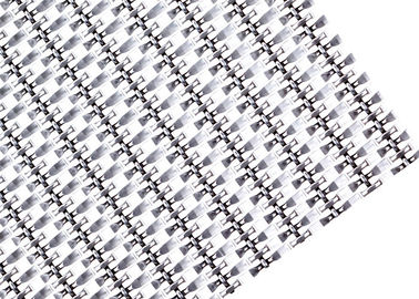 Bebas Minyak Pra-Crimped Type Arsitektur Wire Mesh Untuk Bangunan Curtain Wall