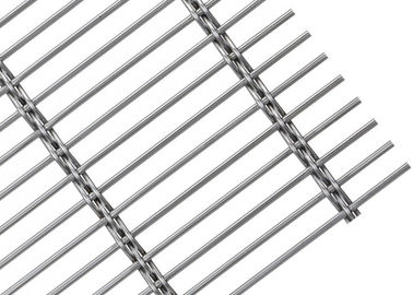 Menenun Jenis Arsitektur Wire Mesh, Facade Cladding Mesh logam arsitektur