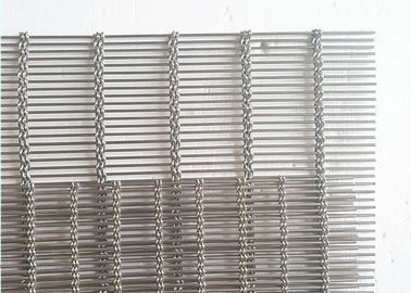 Stainless Steel 316 Arsitektur Wire Mesh Untuk Blind Metal Drapery Wall