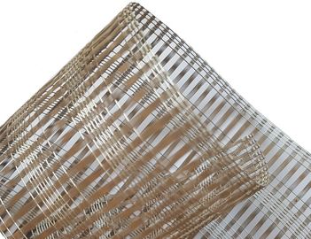Logam Wire Mesh Fabric Dekorasi Kaca Laminasi Interlayer Art Mesh