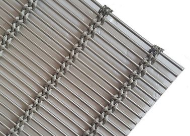 Konstruksi Bangunan Dekoratif Wire Mesh Facade, Ceiling Cable Mesh Dekoratif