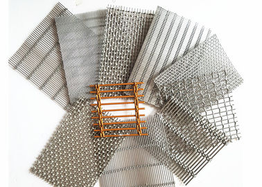 Arsitektur Tembaga Wire Mesh, Kabel Rod Weave Architectural Metal Screen