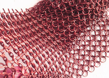 316 Ss Decorative 3 Meter Ring Mesh Curtain Drapery, Tirai Mesh Warna Kustom