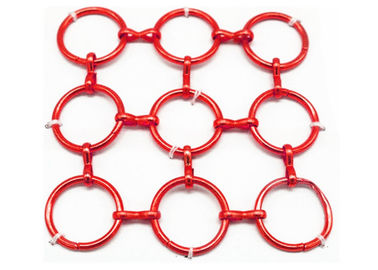 Ring Metal Mesh Drapery Untuk Interior Interiors Partition Or Exterior Rain Screens
