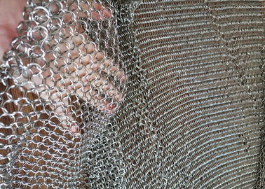Stainless Steel Anti Cut Logam Cincin Mesh Chainmail Mesh Digunakan Untuk Ruang Pameran