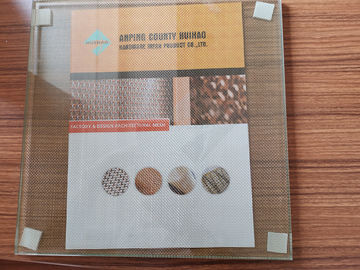 Kandang Kabel Keamanan Kaca Laminasi Stainless Steel Wire Mesh