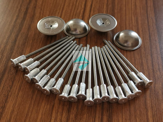 Kuku Las CD Stainless Steel, Pin Isolasi BIMetallic 3mm Dengan Basis Las Aluminium Memperbaiki Mesin Cuci Self Locking
