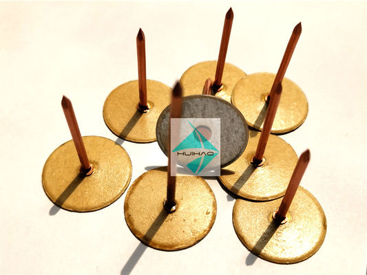 Duct Liner SSP Gold Seal Pins Weld Rib Pins Untuk Cool Post - Weld Cooling