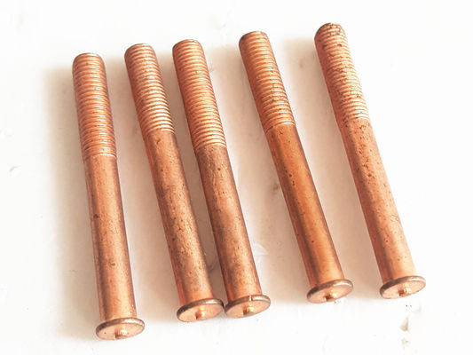 Tembaga Dipadu Stud Welder Pins Dengan Stud Angkatan Laut Bergoyang 0.875 "Konstruksi Jalan