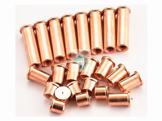 Tidak Ada Thread Flanged Stud Welding Pins M3 M10 Diameter Dengan Chrome Nickle Plated