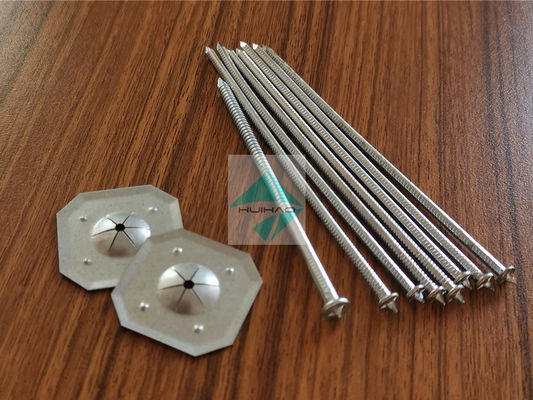 Powerbase 3.4mm Seng Disepuh Baja Ringan Stud Welding Pins, Baja Galvanis CD Weld Pins