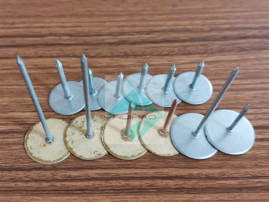 2.7mm X 30MM Panjang Capacitor Discharge Cupped Head Weld Pins Dengan mesin cuci dasar Perawatan Terisolasi