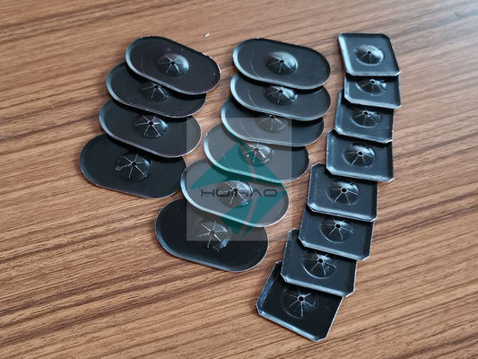 Hitam Selesai 2.4mmx95mm J Nail Solar Screen Clips Fastening Solar Mesh