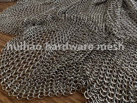 304 Ss Chain Mail Ring Metal Mesh Drapery Untuk Pengemudi Dekorasi