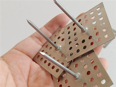 HUIHAO Custom Perforated Isolation Hangers With Self Locking Washer Digunakan Untuk Isolasi Saluran HVAC