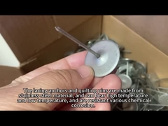 Komponen bantalan isolasi yang dapat dilepas: Kail dan mesin cuci dan pin selimut stainless steel