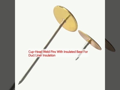 Pins las kepala cangkir dengan dasar terisolasi untuk isolasi lapisan saluran