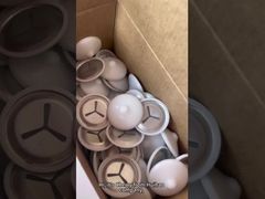 Klip Isolasi Baja Tahan Karat 38mm Dengan Polikaps Putih Digunakan Untuk Memasang Pin Las CD