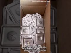 Ring pengunci otomatis persegi 38mm yang dipasang pada berbagai jenis pengencang insulasi untuk menahan insulasi